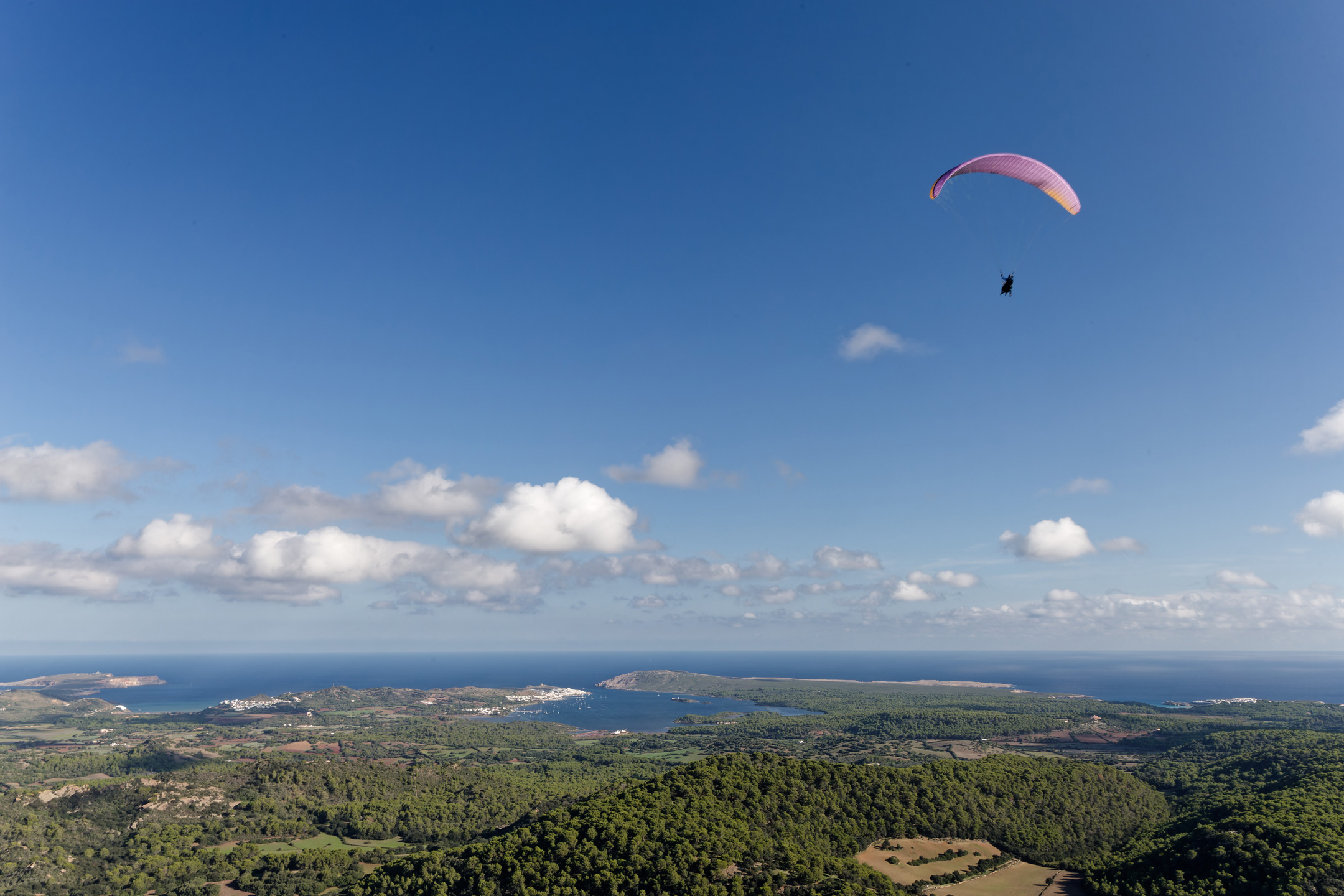 Paraglider am Monte Toro